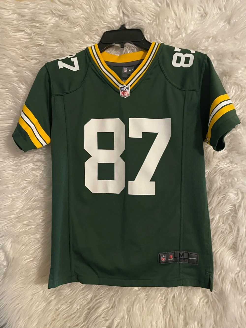 Green Bay Packers Jordy Nelson #87 Nike On Field Youth Jersey. Medium (10/12)